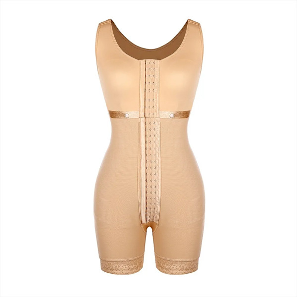 Korsett för kvinnor för bantning av hela kroppen Shapewear Korsett för bantning av rumpa lyfter öppen gren magkontrollbody Black S