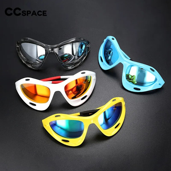 55381 Nya Y2K Solglasögon Män Sport Trendiga Produkter Dam Outdoor Solglasögon Dam Glasögon Driver Goggles Uv400 WhiteRed china