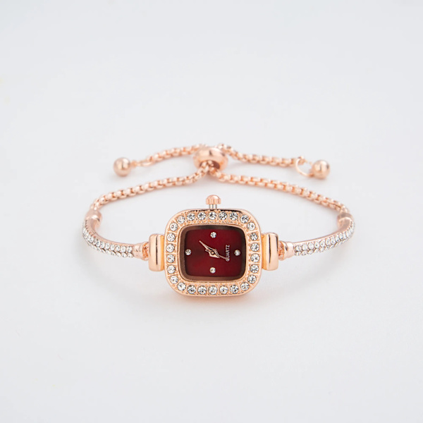 2023 Söta armbandsklockor för kvinnor Watch Mode Quartz Rostfritt stål Damarmbandsur för gratis frakt shown in figure(.575)
