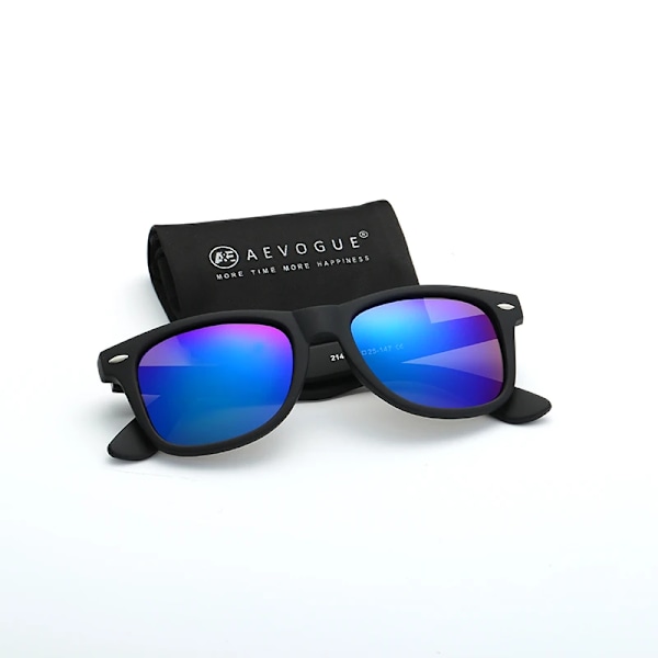 AEVOGUE Polarized Solglasögon för män Unisex -stil Metallgångjärn Polaroidlins av högsta kvalitet Original Oculos De Sol Masculino AE0300 NO2 Follow Picture