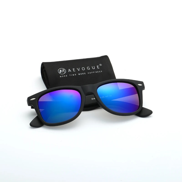 AEVOGUE Polarized Solglasögon för män Unisex -stil Metallgångjärn Polaroidlins av högsta kvalitet Original Oculos De Sol Masculino AE0300 NO4 Follow Picture