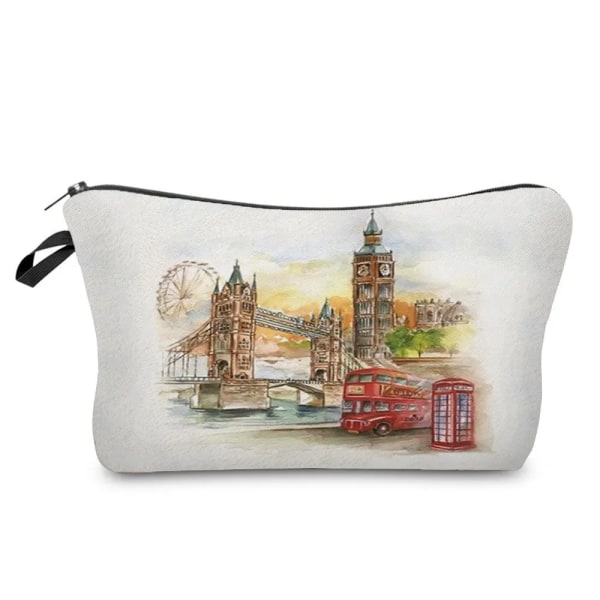 Kvinnor Sminkväska Organizer Kosmetiska väskor Casual Toalettväska Kvinnliga Resor Damer Skollärare Present Eiffeltornet Printed hz7294 Makeup Bag