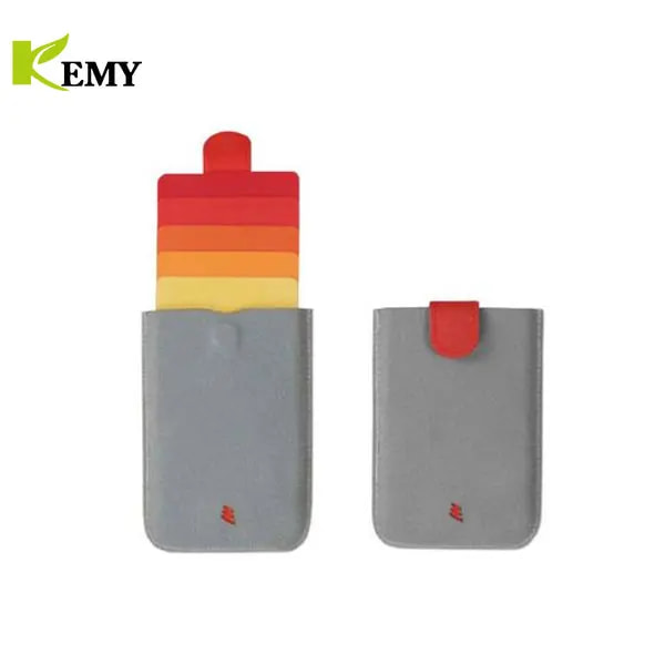 New Arrival DAX V2 Mini Slim Przenośne Posiadacze Kart Wyciągnięty Projekt Portfel Męski Gradient 5 Kart Pieniądze Krótkie Toreb V1 gray and red