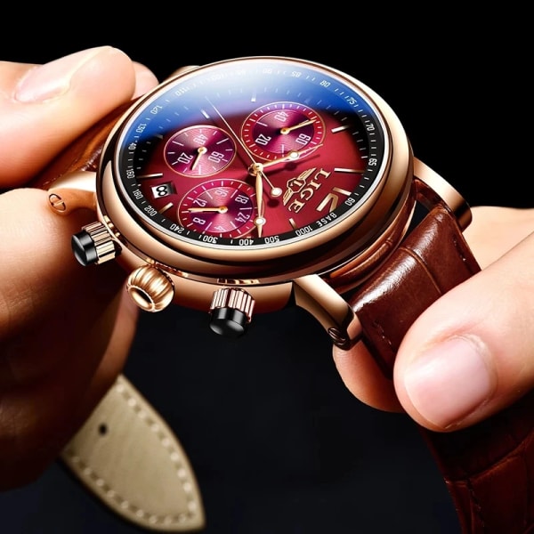 LIGE Watch Kvinnor Casual Damklockor Toppmärke Lyx Watch Läder Vattentät Quartz Armbandsur Damklockor Reloj+box Grey