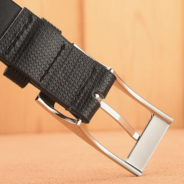 Designer vita bälten män högkvalitativt lädermode lyxigt manligt midjebälte Casual manligt pu läder prickband Ceinture Homme Navy 115CM