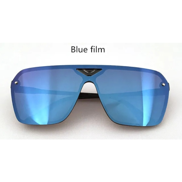 2022 Ny Goggle Plast Man Körning Sport Män Bländande Solglasögon Märke Designer Trendiga Retro Solglasögon oculos de sol Blue Other
