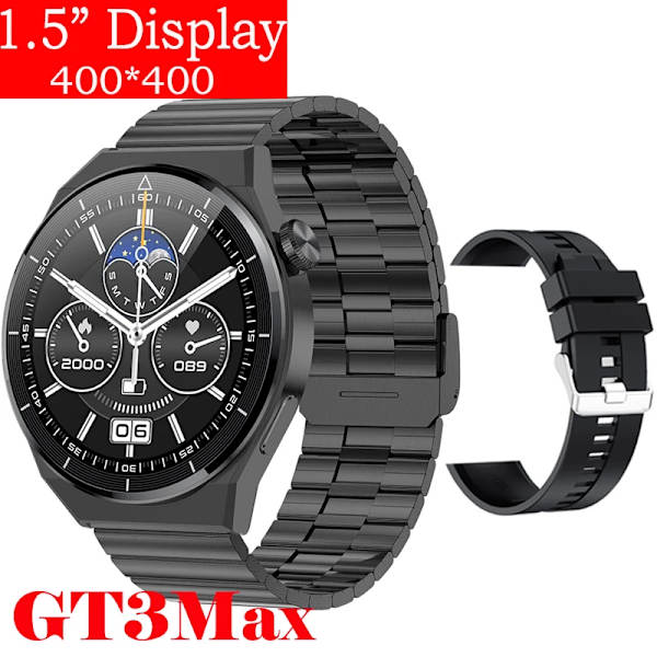 för Huawei Watch GT3 Smart Watch Herr Android Bluetooth Call IP68 Vattentät Blodtryck Fitness Tracker Smartwatch Dam Bl St zu-Bl Si smartwatch