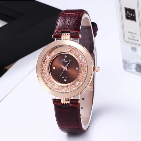 WOKAI högkvalitativ dammode minimalistisk stil watch Business Sports student vattentät retroklocka 34mm women watch(.517)