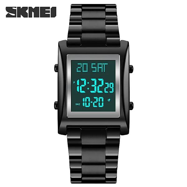 SKMEI Herrklockor Mode LED Herr Digital Armbandsur Chrono Count Down Alarm Hour For Herr reloj hombre 1812 montre homme Gold
