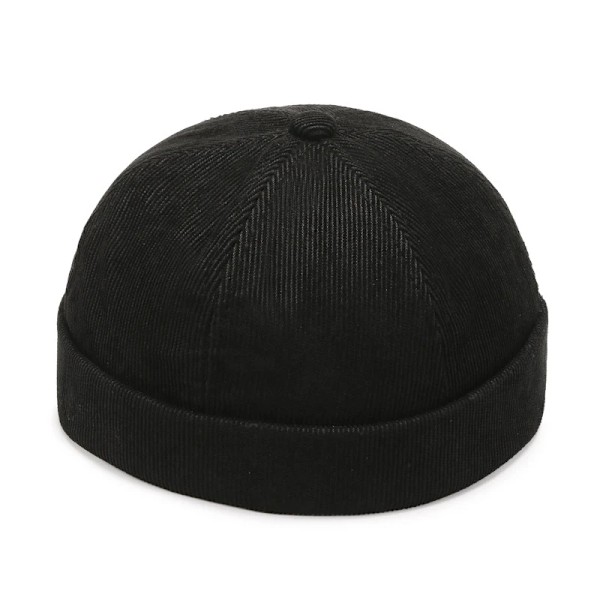Modeherrar Bomulls Skullies Keps Vintage Kupolhatt Solid Street Bärbar Hatt Sommar Multifunktionell Beanie Hatt Hip Hop Hattar A9