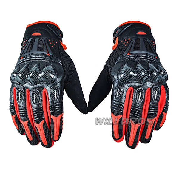 Delicate Fox Bomber Handskar Mountainbike Off-Road Guantes Enduro Motocross Moto Cross Ridning Cykling Svart Grön Luvas Herr White M
