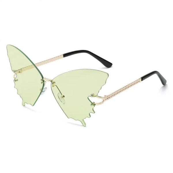 Nya Butterfly Solglasögon Dam Trendiga Ramlösa Glasögon Utomhusglasögon Camping Fiske Solglasögon UV400 Lentes De Sol A5