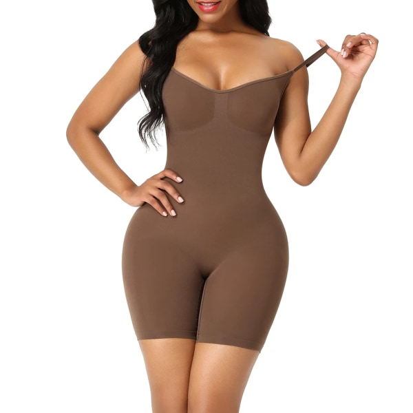 Body Shaper Fajas Colombianas Seamless Dam Bodysuit Slimming Waist Trainer Shapewear Push Up Butt Lifter Korsett Reductoras black-2 XXL