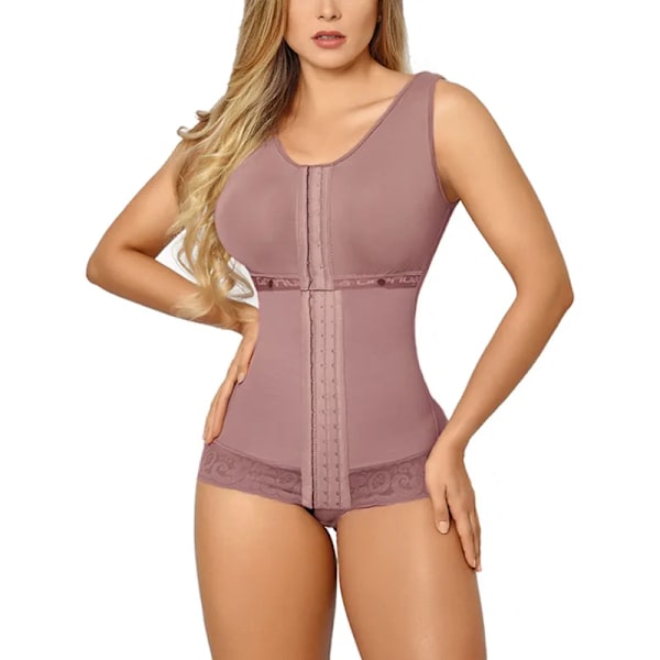 Kvinnor Butt Lifter Skims Shapewear och midja BH för klänningar Viktminskning Magekontroll Bbl Shorts Waist trainer Slimming Shaper RosyBrown XXXL