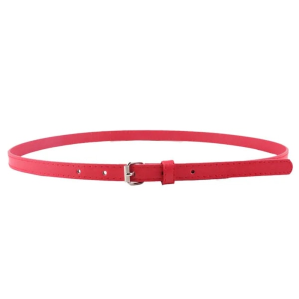 JAYCOSIN Flerfärgad Lady's Slender Tunn Bälte Ceinture feminion Pigskin metallic spänne dam midjebälte Elastiskt midjebälte A527 B