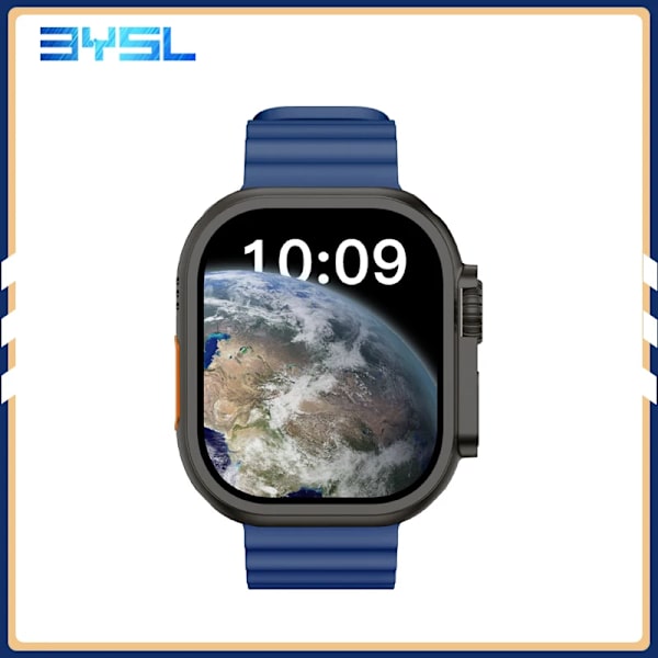 BYSL Ultra Smart Watch Series 8 Answer Call 1:1 49mm IP09 Ultra Smartwatch Sport Trådlös Laddning Herr Dam PK KD99 S8 W69 black blue IP08 ULTRA