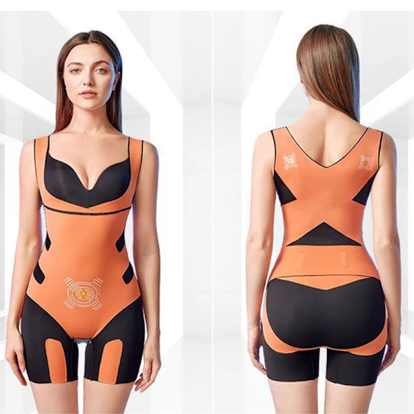 Kvinnor Waist trainer Kvinnlig Bantning Kroppsformare Butt Lifter Underkläder Shapewear Bröstförstärkande Korrigerande Underkläder Korsett black XL
