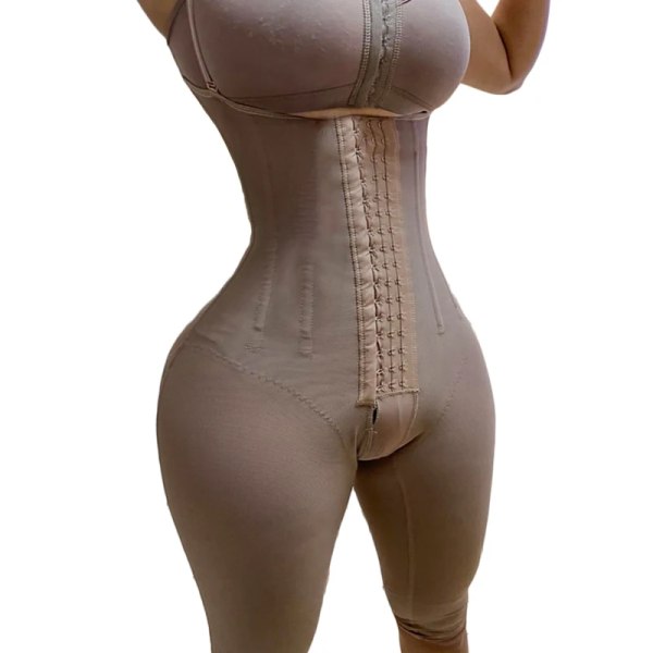 Kvinnor Full Body Shapewear Skims Midjestöd Kompression öppen byst BBL Post Op Surgery Supplies Faja Colombiana Mujer Bodysuit Pink XL