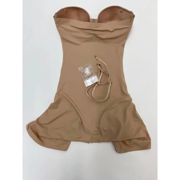 Joskaa Naken Strench Body Korsett Ytterkläder För Dam Bandage Waist trainer Ärmlösa kläder Sexig Playsuit 2022 Våren Black XL
