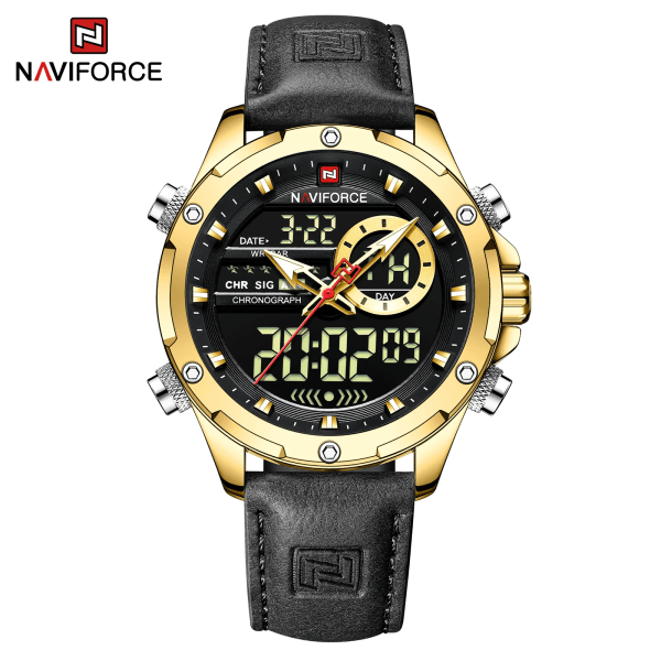 2022 Ny NAVIFORCE Design LCD Digital armbandsur för män Lyx watch för män Lysande vattentät watch Relogio Masculino GBB