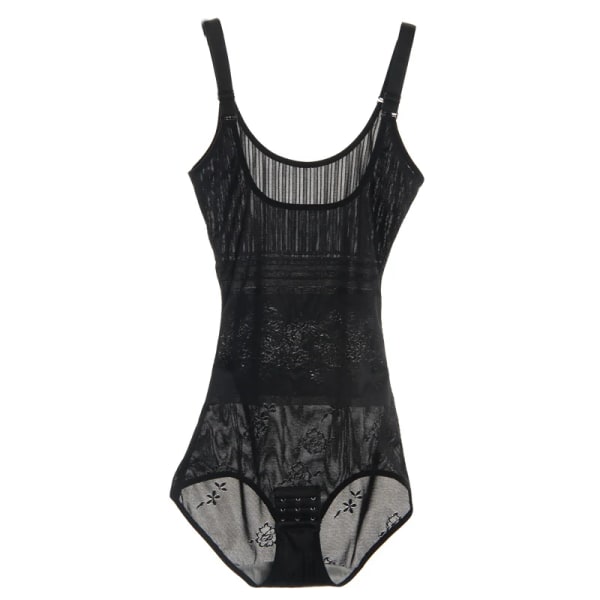 Kvinnor Body Shaperwear Slimming Shaper U Plunge Thong Shapers Waist trainer Postpartum Recover Body Shaper Kontrollkorsett black XXL