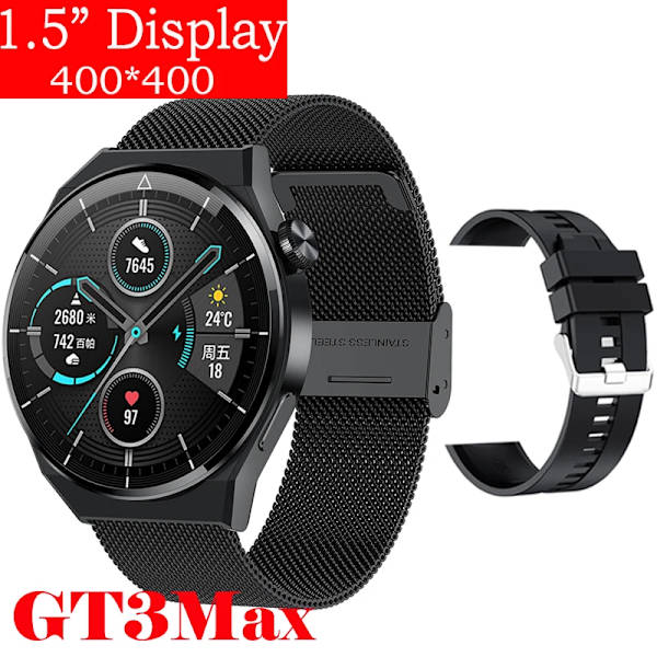 för Huawei Watch GT3 Smart Watch Herr Android Bluetooth Call IP68 Vattentät Blodtryck Fitness Tracker Smartwatch Dam Bl Me-Bl Si smart watch