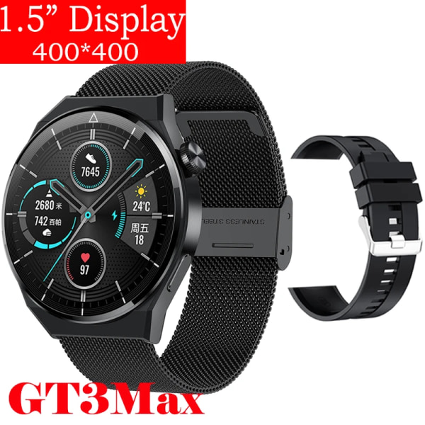 för Huawei Watch GT3 Smart Watch Herr Android Bluetooth Call IP68 Vattentät Blodtryck Fitness Tracker Smartwatch Dam Bl Me-Bl Si smartwatch