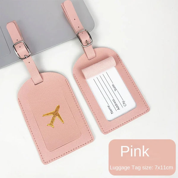 Nya kvinnor Söt läder Passport Cover Flygbiljetter för kort Rese Passport Holder Plånbok Case Pink(.2251)
