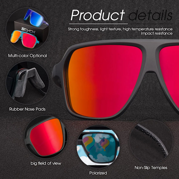 Män Kvinnor Polariserade Cykelglasögon Mtb Glasögon Nya Ridfiske UV400 Utflykt Sport Solglasögon Cykel Road Goggles Polarized Lens Polarized Lens
