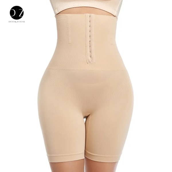 Kvinnor Butt Lifter Shapewear Underkläder Set Bodysuit Trosa Waist Trainer Shaper Curve Magkontroll Bantning Trosor med hög midja Black XL-XXL