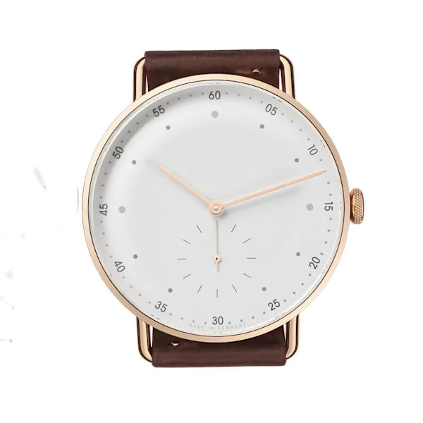2023 Watch Klassisk Enkel Rund Stor Urtavla Pointer Vattentät Fint Steel Watch Watch 36e