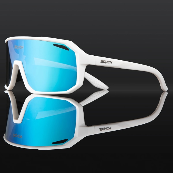 SCVCN Cykelglasögon Cykelsolglasögon UV400 Glasögon Sport Män MTB utomhusglasögon Cykelglasögon Dam Solglasögon Okular Type 6 Photochromic lens