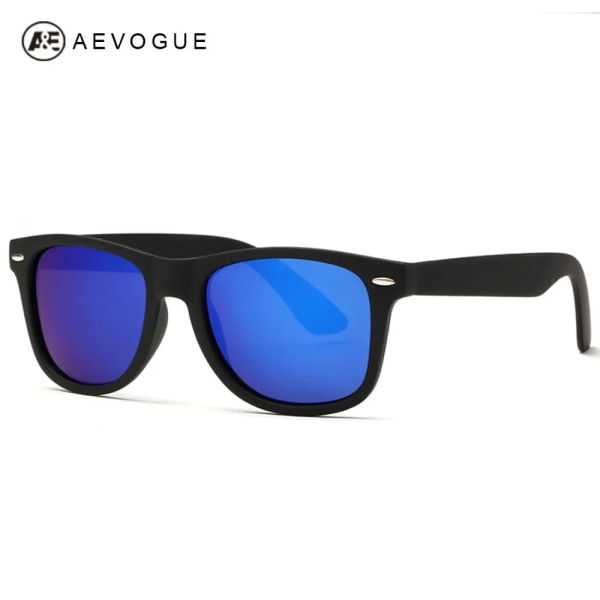 AEVOGUE Polarized Solglasögon för män Unisex -stil Metallgångjärn Polaroidlins av högsta kvalitet Original Oculos De Sol Masculino AE0300 NO1 Follow Picture