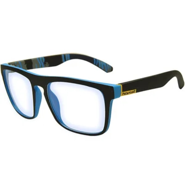 2023 Polariserade Solglasögon Märke Designer Driving Shades Herr Solglasögon Man Retro Billiga Lyx Kvinnor UV400 Gafas Blue Clear MULTI