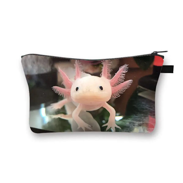 Söt Axolotl Case Gamesolotl Gamer Sminkväskor Kawaii Toalettartiklar Arrangörer Liten handväska Flickor Casual Kosmetikväska shzbxqdw09cw