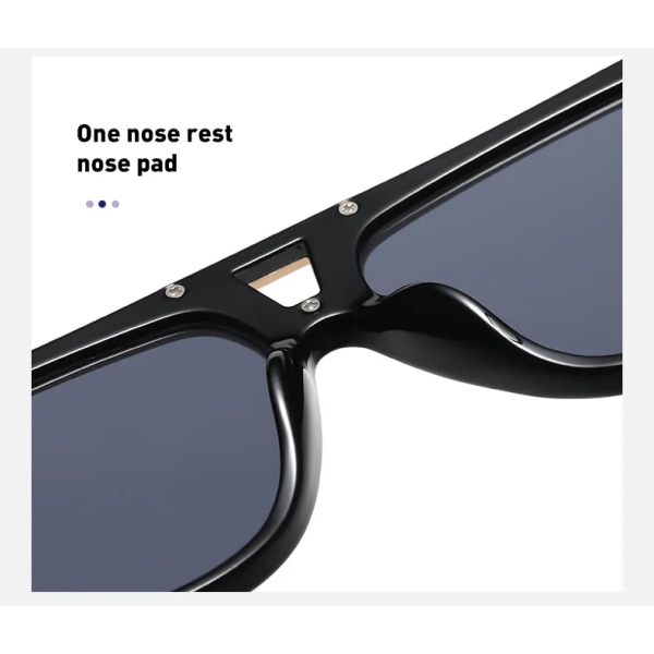 NYHET Lyxigt märkesdesign Modestil Fyrkantig metall Liten båge utan bågar Solglasögon Herr Solglasögon Oculos UV400 C4 Other