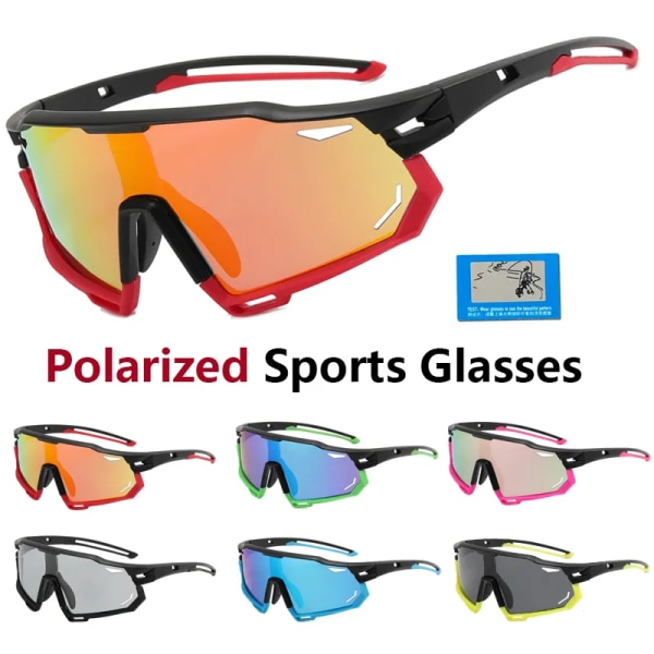 Polariserade mountainbikeglasögon Sport Herrsolglasögon Photochromic Cykelglasögon MTB Road Runing UV400 Skyddsglasögon B4