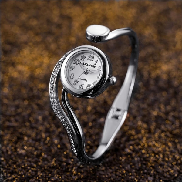 Watch För kvinnor 2023 Lyxarmband Guld Silver Liten Urtavla Klänning Ny i Dam Quartz Armbandsur Casual Clock Gift Reloj Mujer Gold Black
