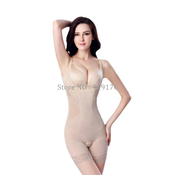 Kvinnor Butt Lifter Skulptera Kläder Shapewear Body Slim Korsett Bantning Kostymer Kroppsformare Charcoal Skulptera Underkläder 3XL Khaki L waist line 69-77CM