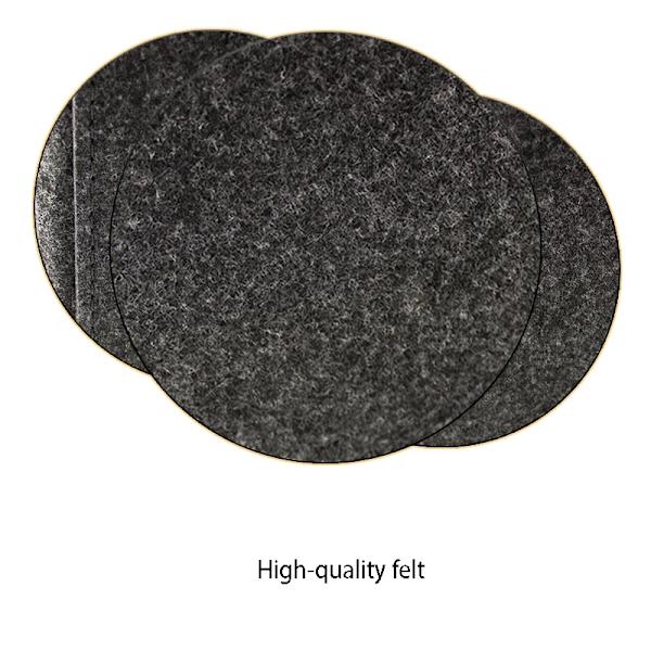 TINBERON Insert Organizer Stor kapacitet Resväska Specialliner Väska Filttyg Sida Pull Typ fodrad väska Sminkväska Black M