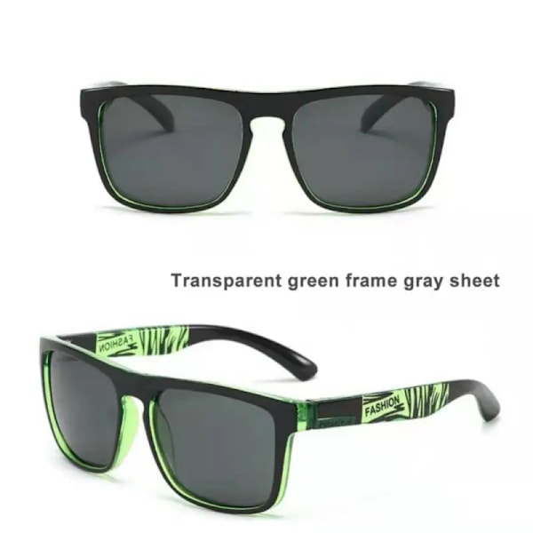 Solglasögon Man Mode Fyrkantig ram Retro Cykling Solglasögon Polariserade solglasögon Kvinnor Körning Fiske Glasögon Goggle UV400 07 Sunglasses