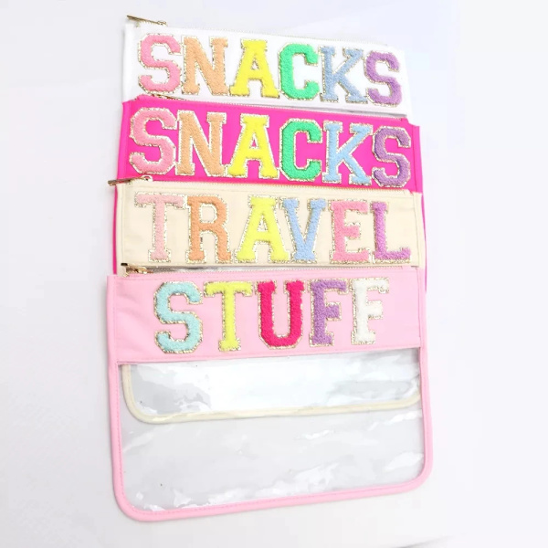 Transparent kosmetisk väska för kvinnor PVC Nylon Vattentät sminkväska Rese Genomskinlig organizer Badtoalett Tvätt Snackväska no patch(.314)