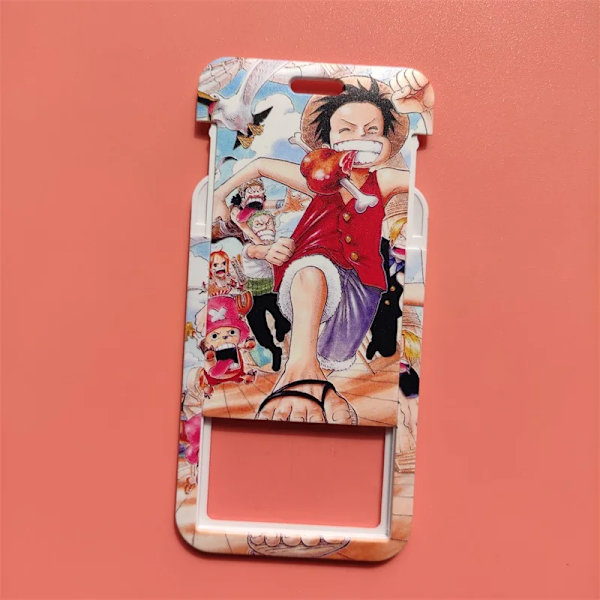 Barn Tecknad Plast Anime ID-korthållare Cool Modemärke Glidande Arbete Namnbricka Busslina Kort Hållare för lanyard card holder(.1835)