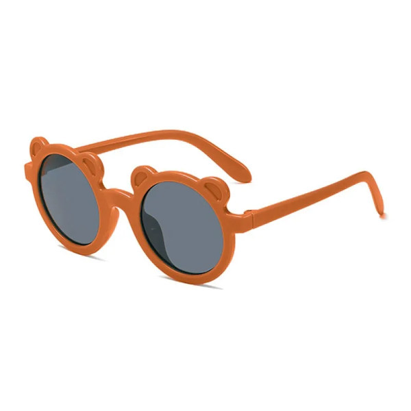 2023 Mode Runda Barn Solglasögon Klassiska Söta Flickor Pojkar Barn Solglasögon UV400 Skyddsglasögon Baby De Sol Gafas A-orange
