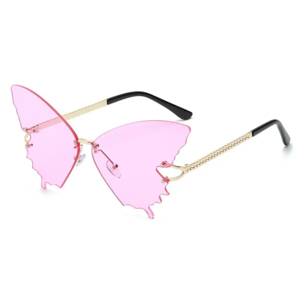 Nya Butterfly Solglasögon Dam Trendiga Ramlösa Glasögon Utomhusglasögon Camping Fiske Solglasögon UV400 Lentes De Sol A5