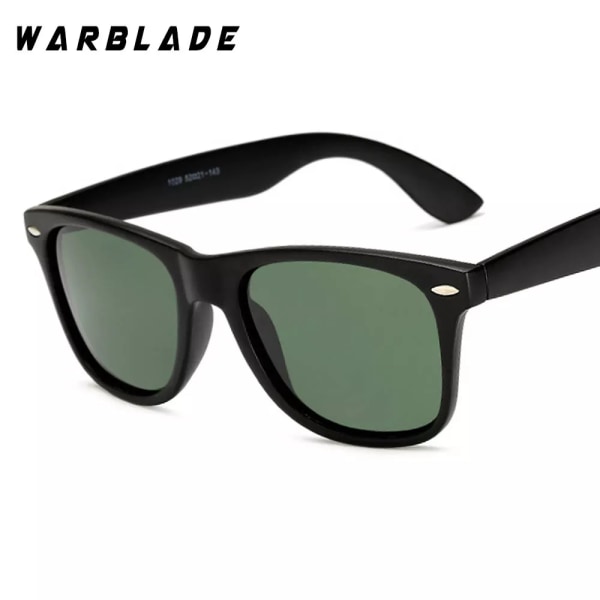 WarBLade Polarized Solglasögon Män Kvinnor Kör Solglasögon Modemärke Designer Solglasögon Beläggning UV400 Gafas Oculos De Sol sa black green