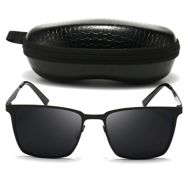 ZXWLYXGX Varumärkesdesign Klassiska polariserade solglasögon Män Kvinnor Kör fyrkantig ram Mode Solglasögon Man Goggle Gafas De Sol c5 Polarized