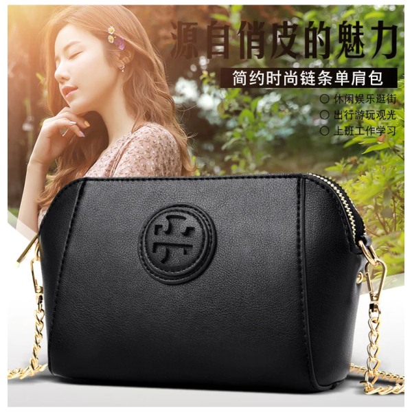 Dam Designer Messenger Bag Ny Casual Pu Dam Kedja Shell Bag Mode Axelväska Cross Shell Bag Color 02