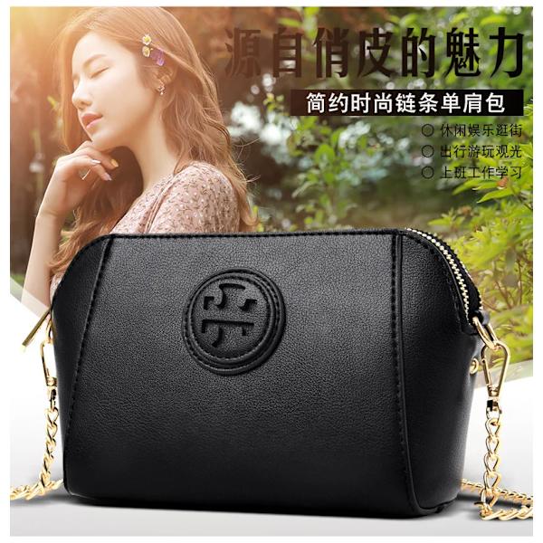 Dam Designer Messenger Bag Ny Casual Pu Dam Kedja Shell Bag Mode Axelväska Cross Shell Bag Color 03