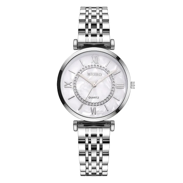Toppmärke Lyx 2022 Damklockor Mode Diamond Damarmbandsur Rostfritt stål Rose Gold Mesh Armband Watch XR4142-SL